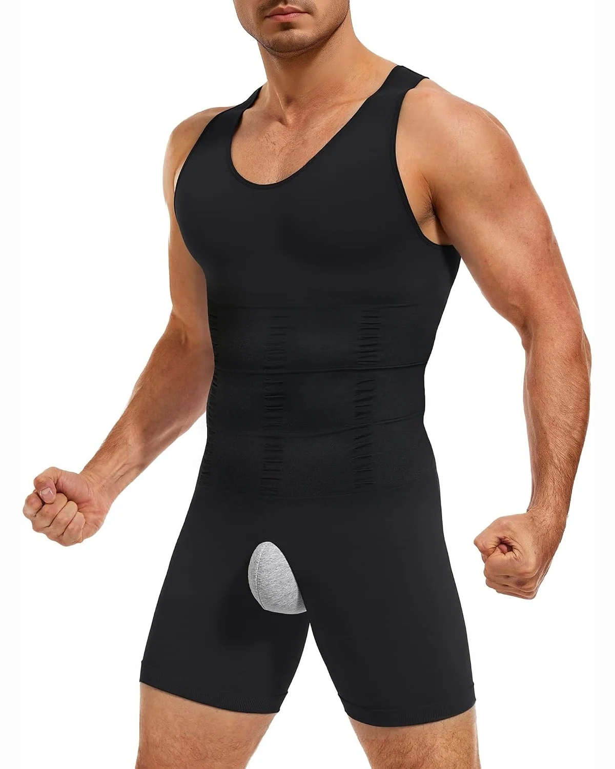 Soft-Hold Bodysuit, Black, L