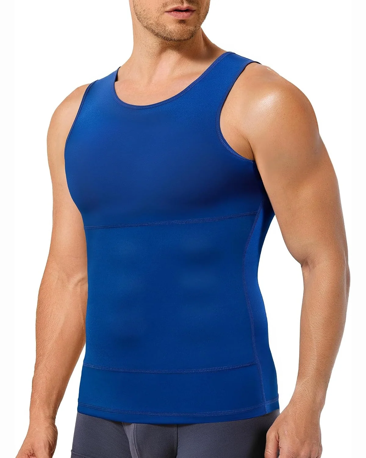 Double-Layer Tank, Blue, 2XL