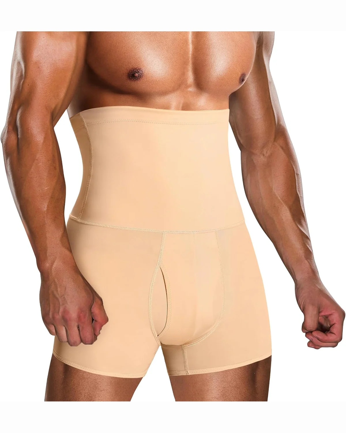 Belly Girdle Brief, Beige, XL