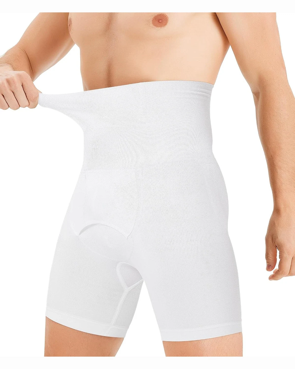 High-Rise Shaping Boxer, White, M