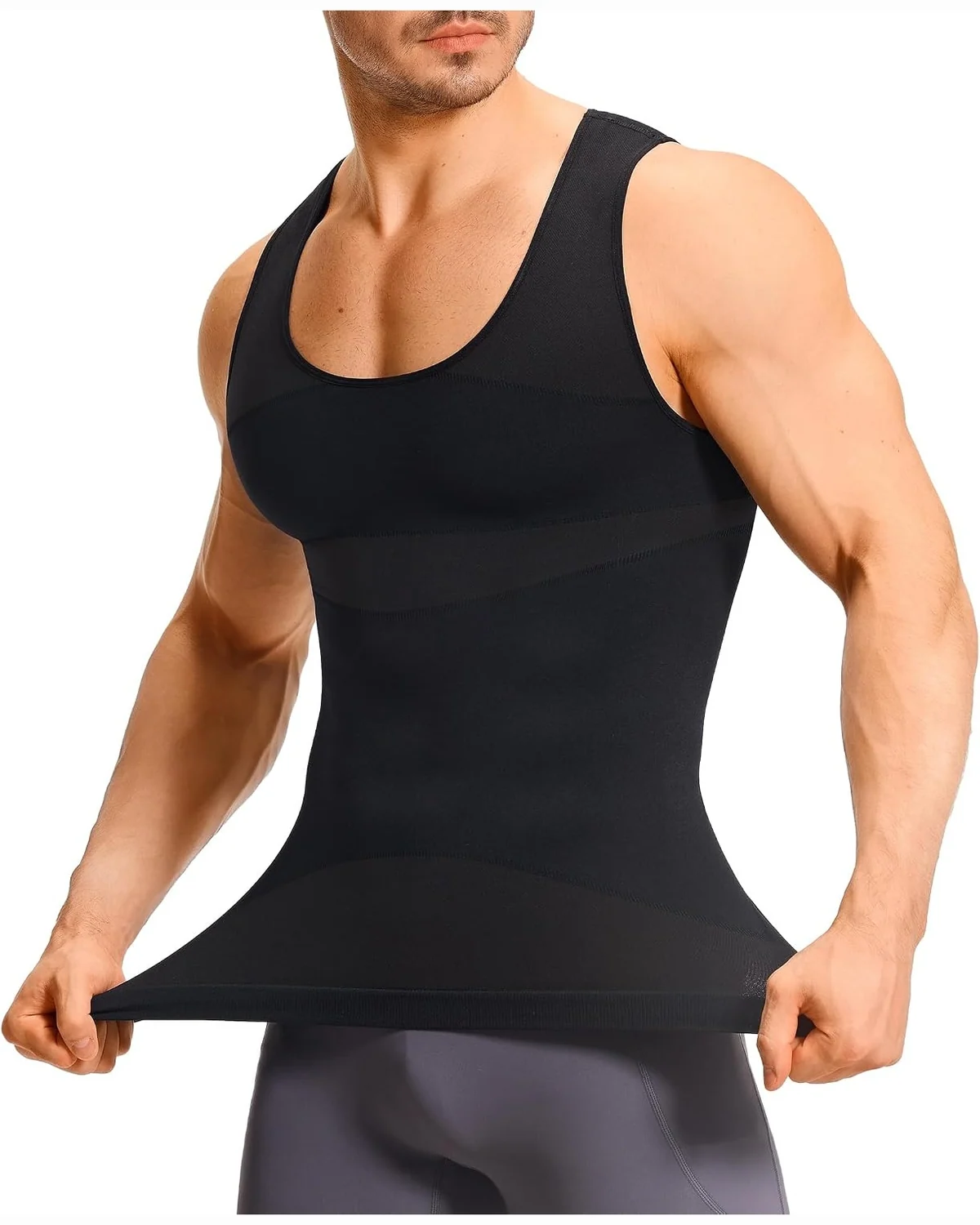 Targeted Waist Tank, Black, L