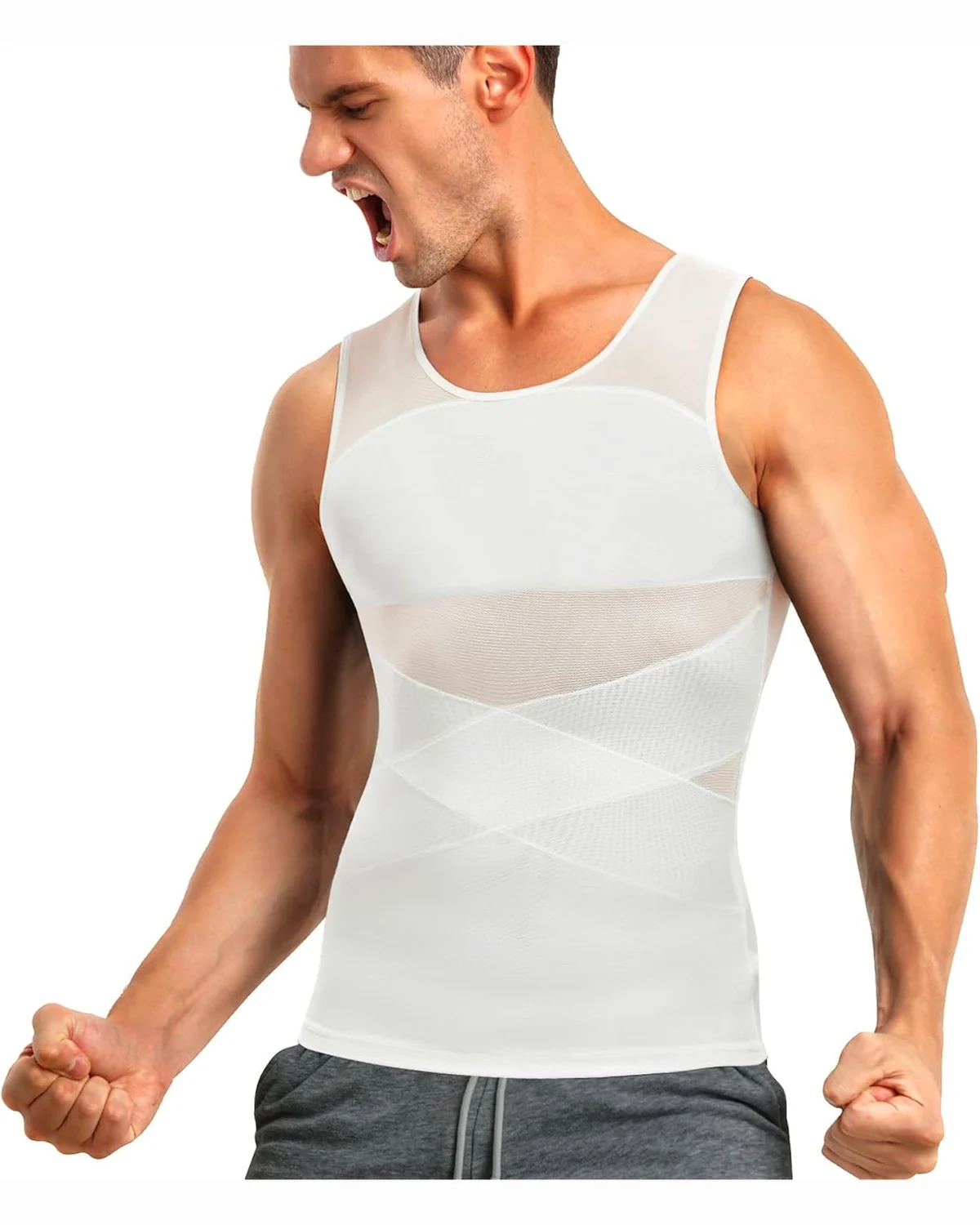 Everyday Shaping Tank, White, L
