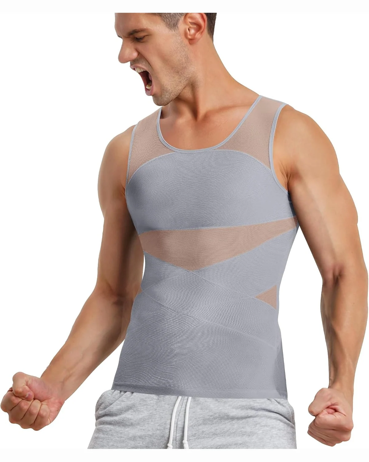 Everyday Shaping Tank, Grey, L